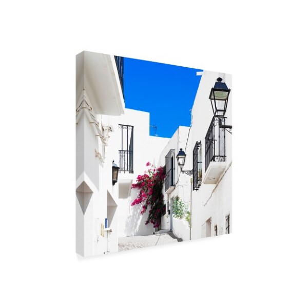 Philippe Hugonnard 'Made In Spain 3 Mojacar White Street' Canvas Art,24x24